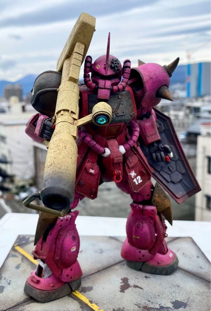 ガンプラ　MG MSV YMS-07シャア専用プロトタイプグフ　完成品