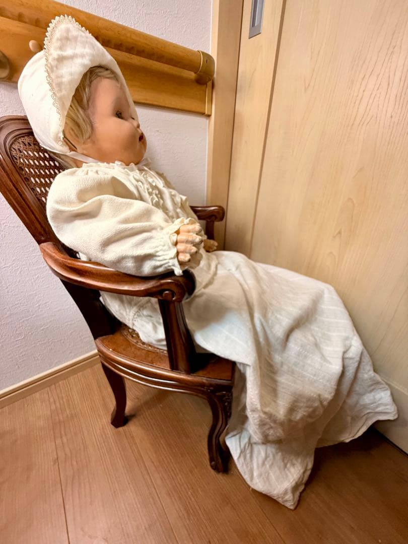 【お値下げ】アンティークドール ベビードール 73cm コンポジションドール