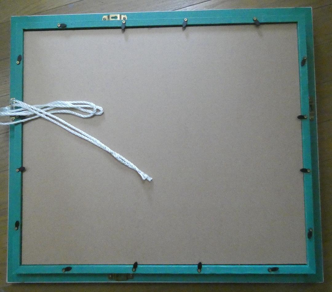 T.Y. クリスチャン・ラッセン「風景」サイン F8　額装済み 肉筆手描き