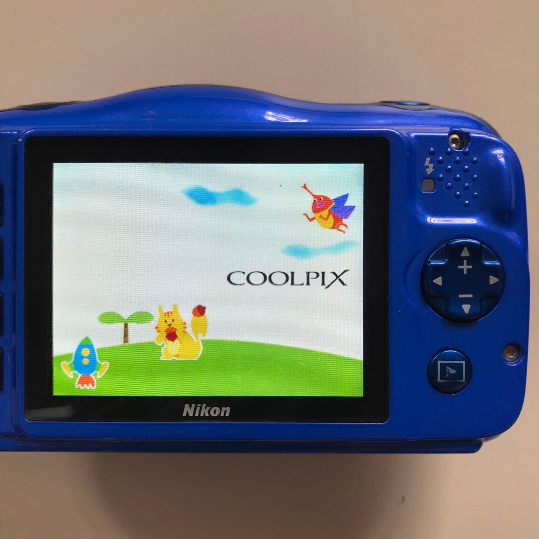 デジカメ　Nikon COOLPIX W150 青　Wi-Fi　中古