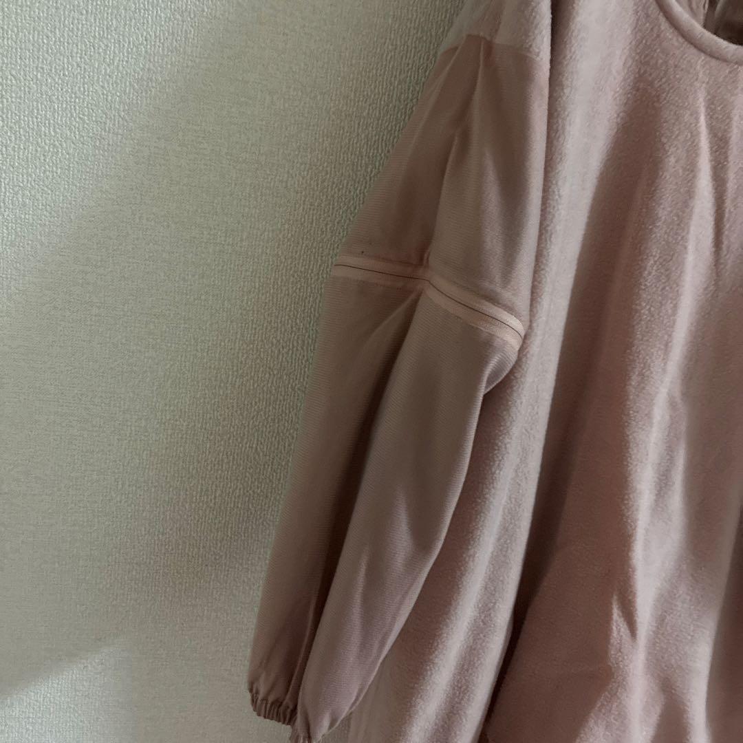 お人形モチーフ エプロン 割烹着2way