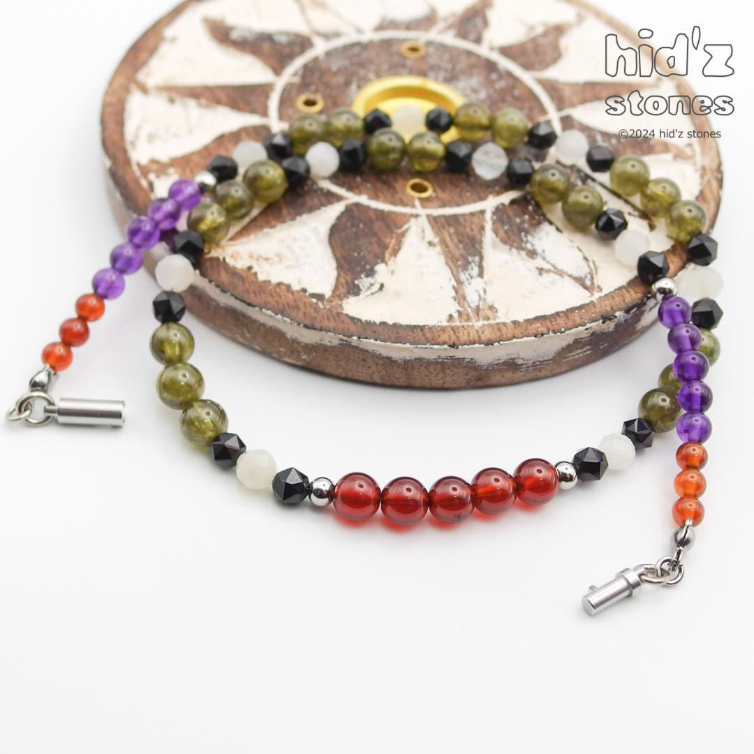 ◆一点もの天然石ネックレス:BySC-027