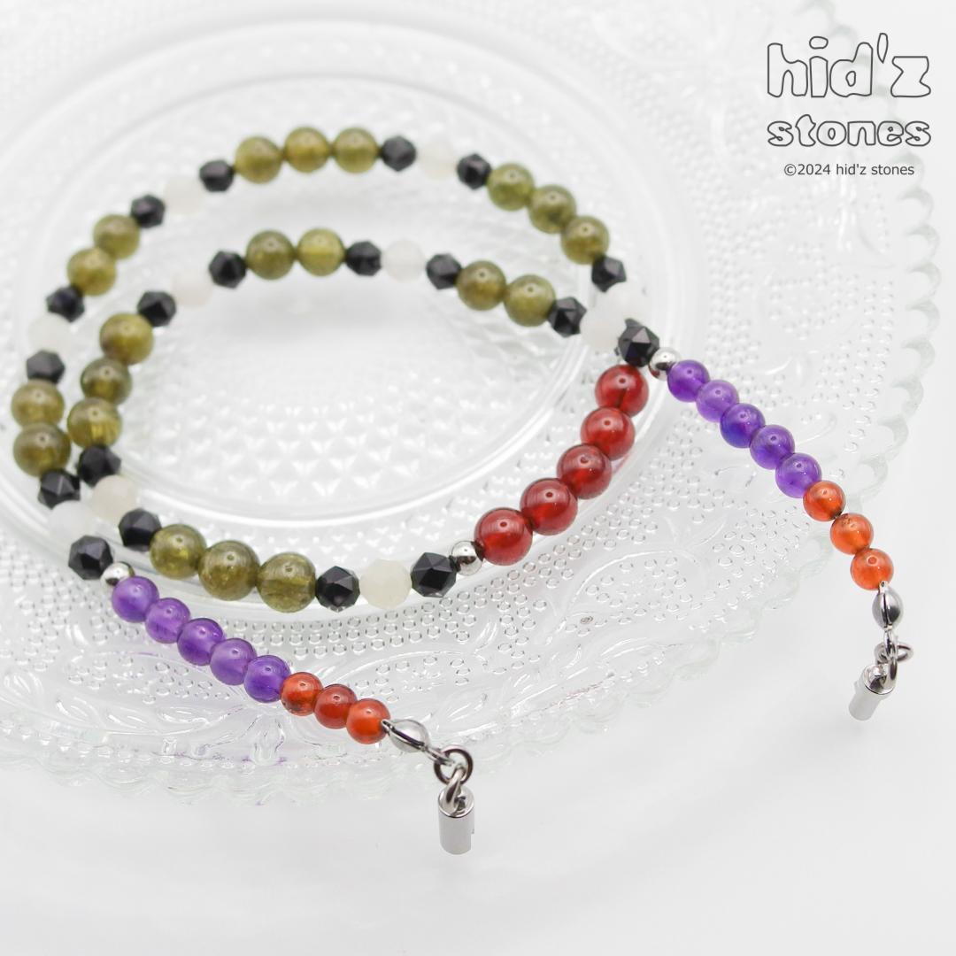 ◆一点もの天然石ネックレス:BySC-027