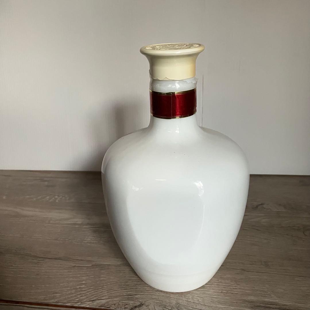 E-壁 【未開栓】古酒 ニッカ アップルワイン デラックス白陶器ボトル