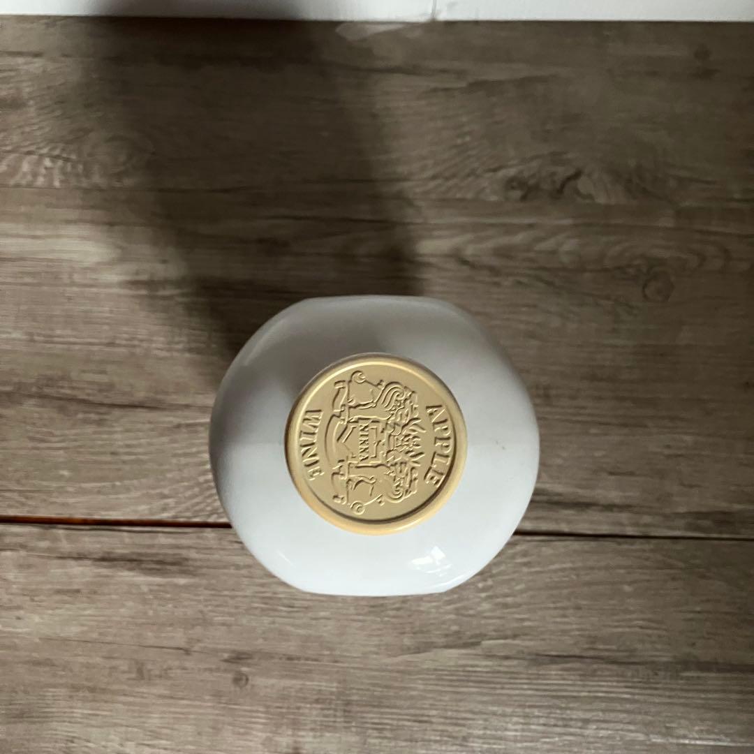 E-壁 【未開栓】古酒 ニッカ アップルワイン デラックス白陶器ボトル