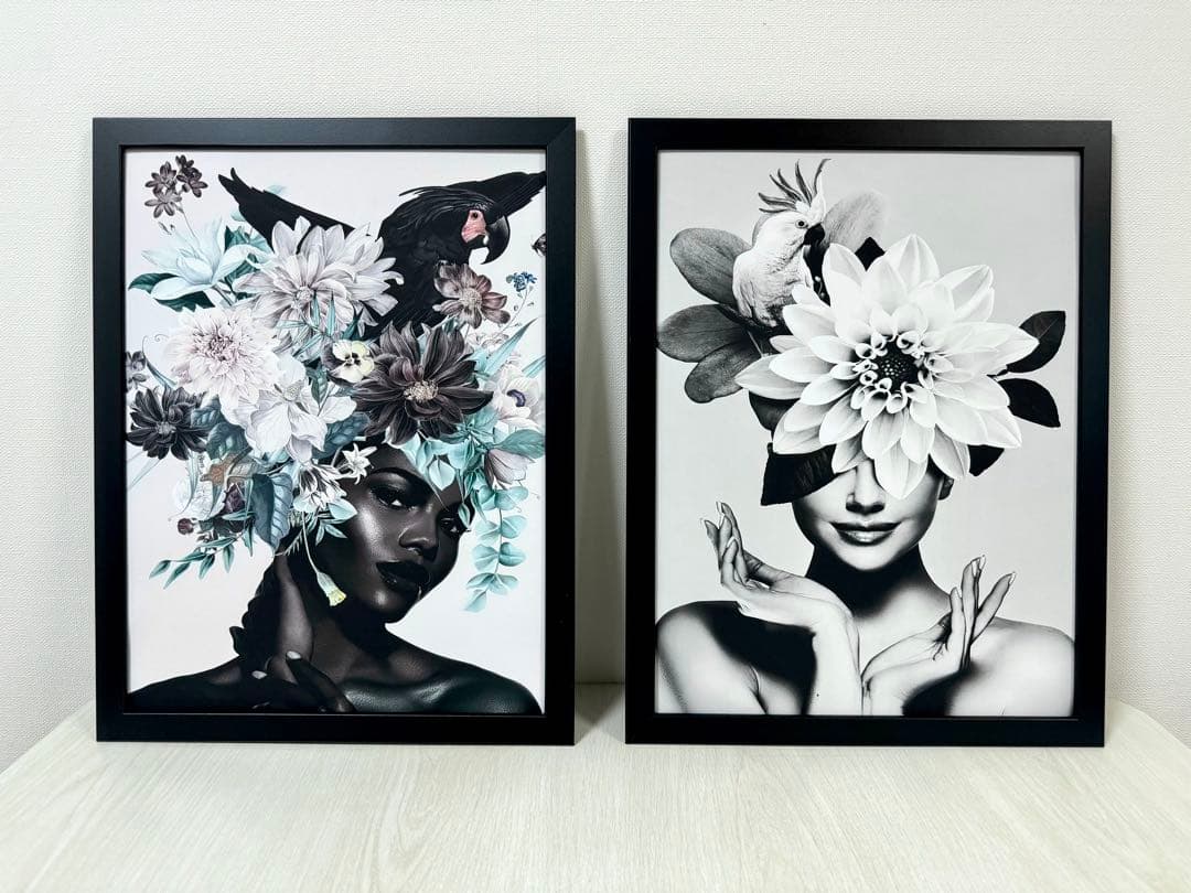 No.224フレーム付きキャンバスアート　オシャレ絵画　ブランドアートポスター