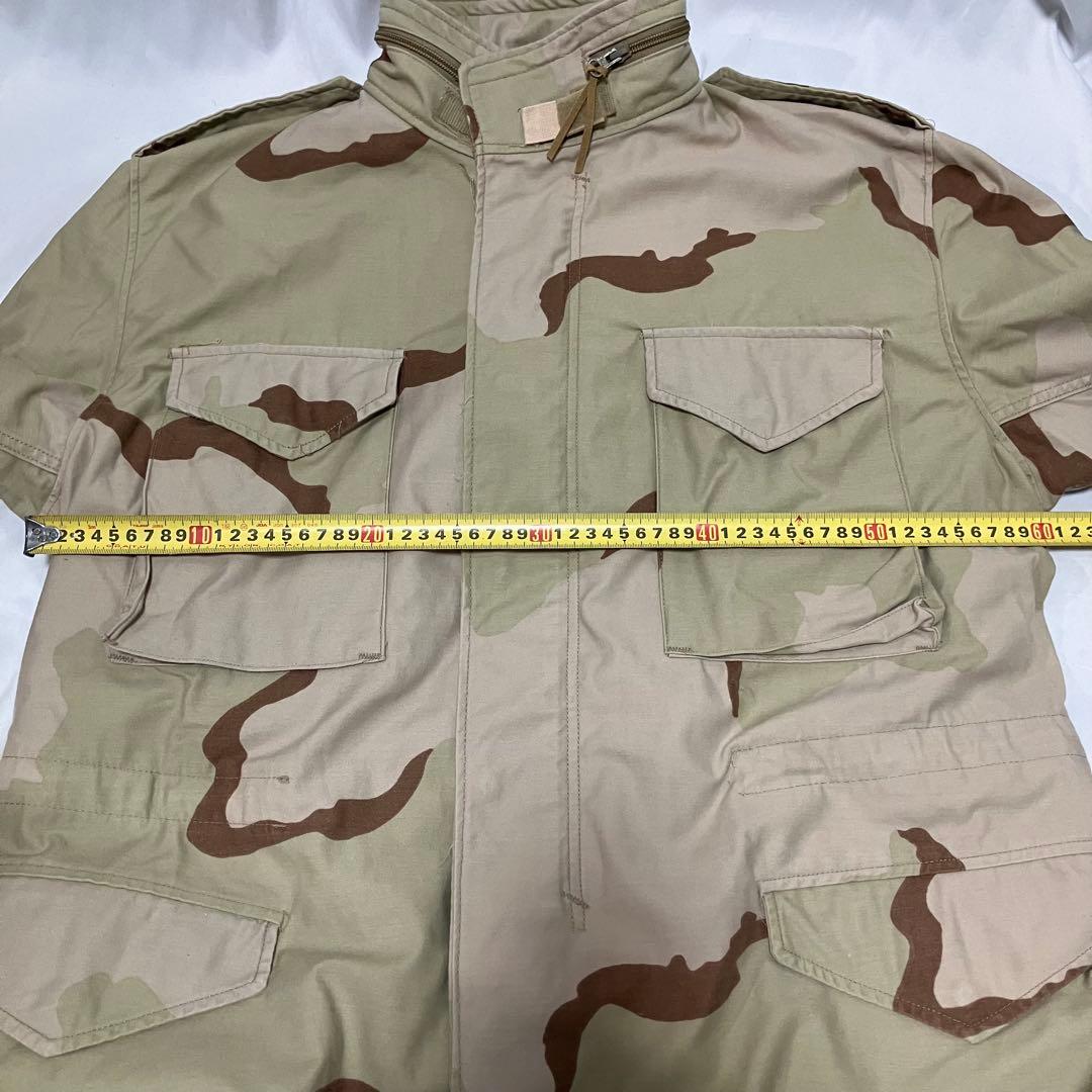 米軍 M-65フィールドジャケット 3カラーデザートカモ　実物　官給品　90's