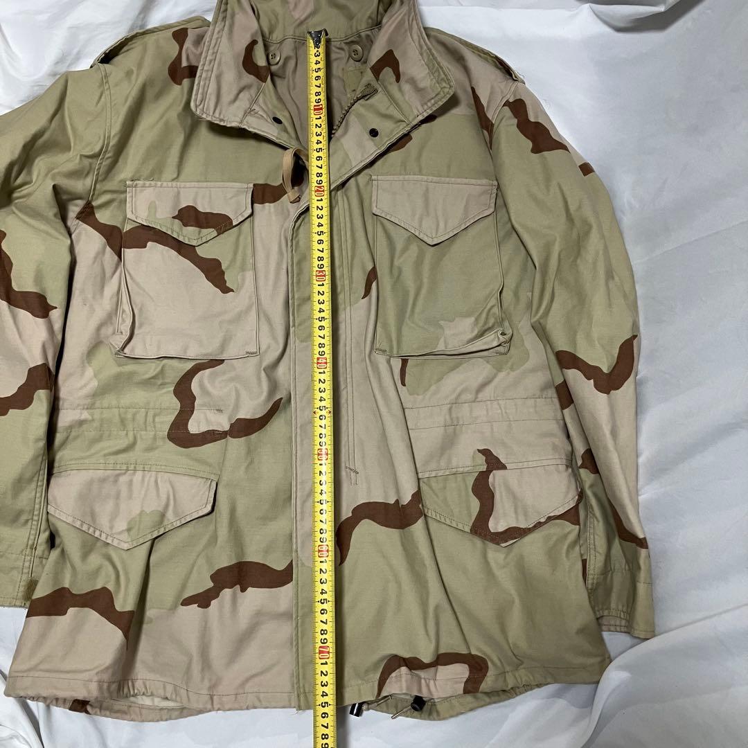 米軍 M-65フィールドジャケット 3カラーデザートカモ　実物　官給品　90's
