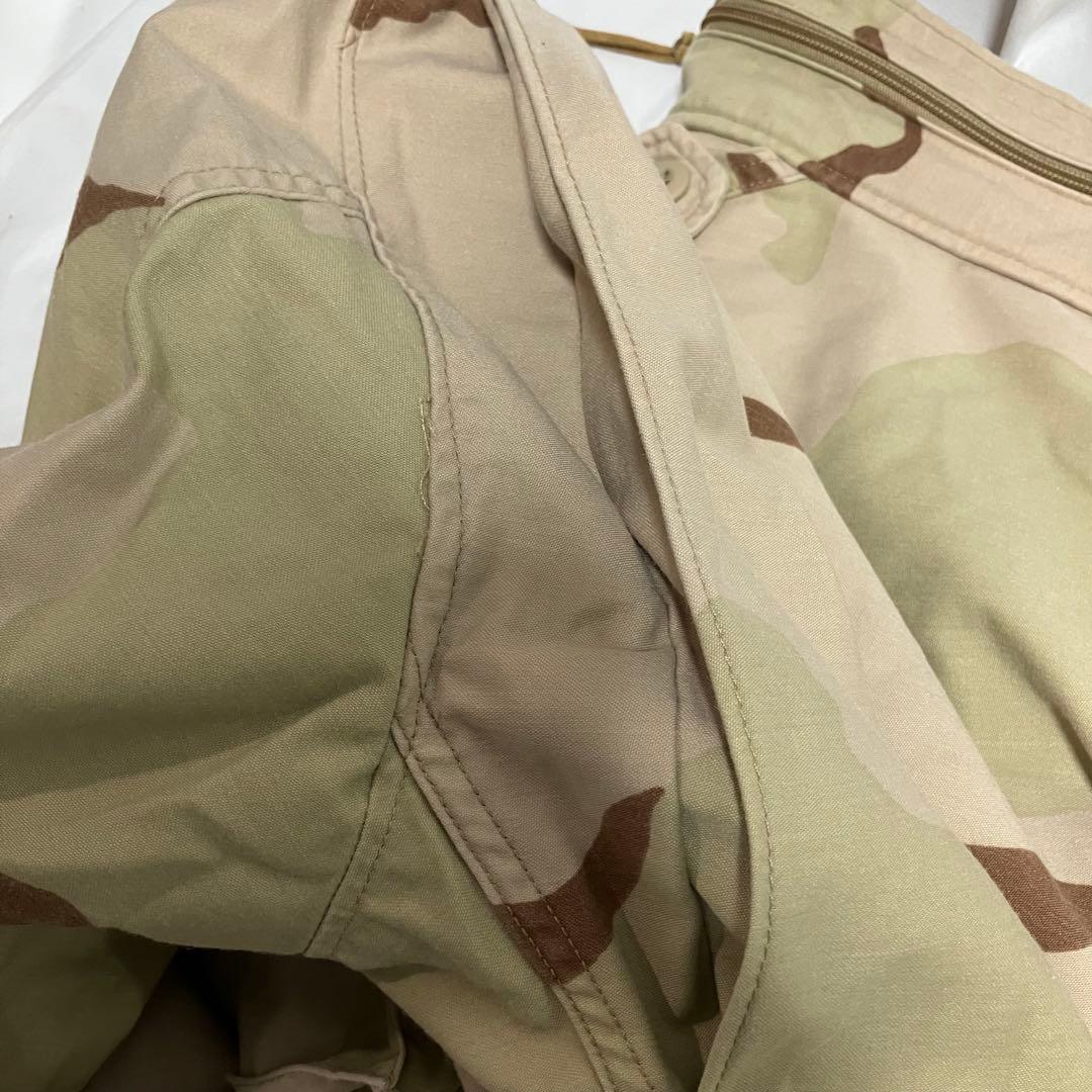 米軍 M-65フィールドジャケット 3カラーデザートカモ　実物　官給品　90's