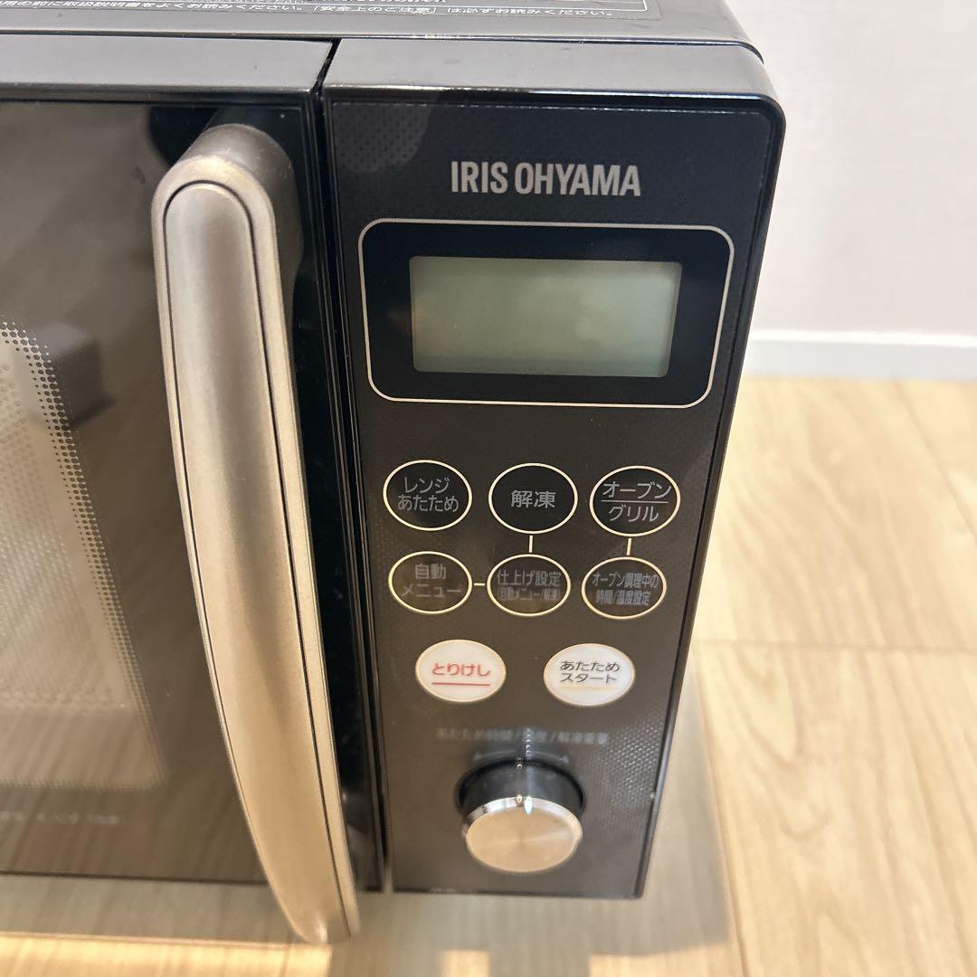 アイリスオーヤマ オーブンレンジ 電子レンジ MO-T1501-B 2021年製