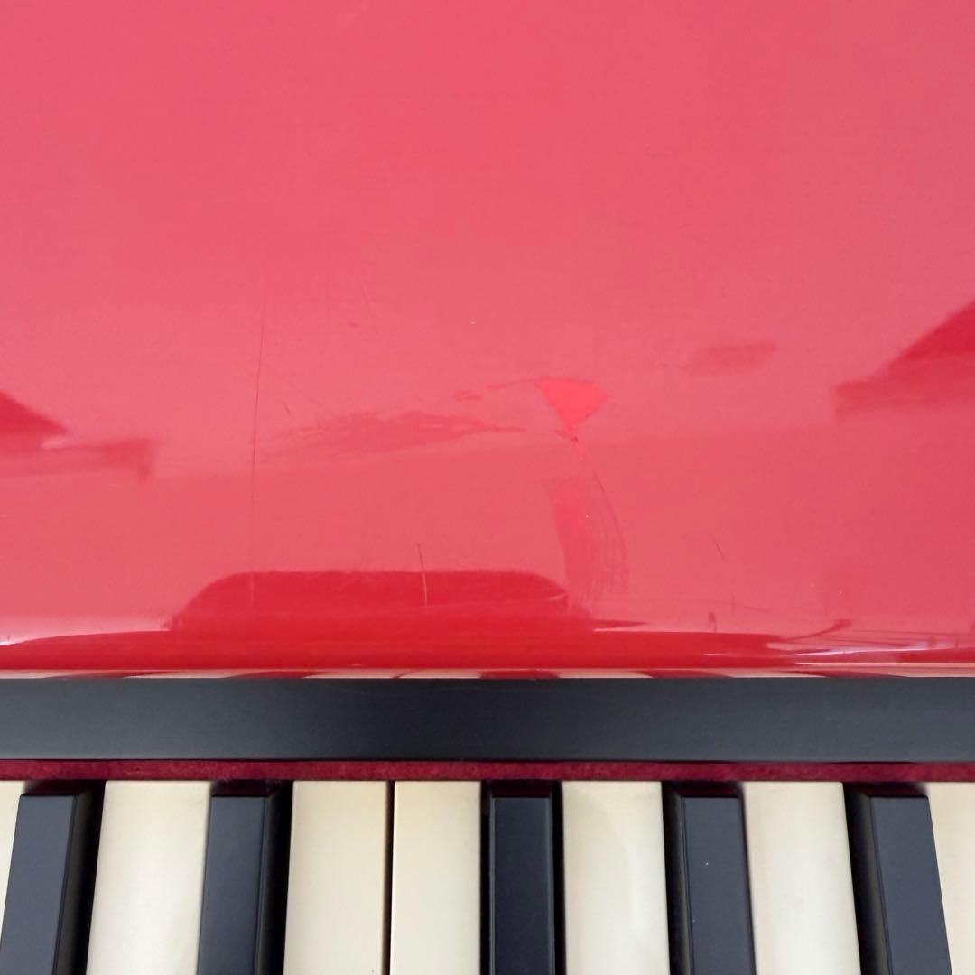 KORG micro PIANO 日本製 電子ピアノ コルグ レッド61鍵盤