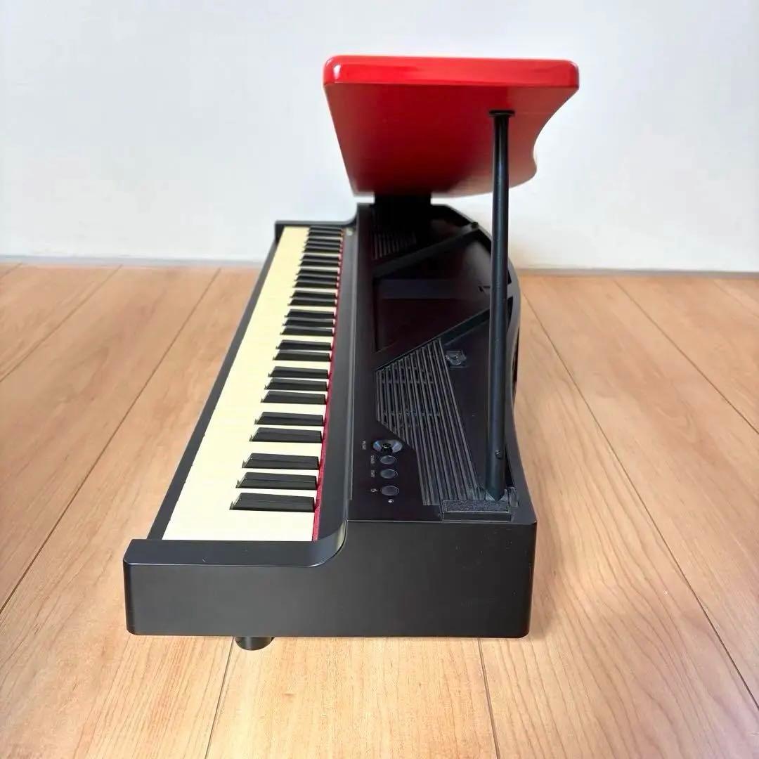 KORG micro PIANO 日本製 電子ピアノ コルグ レッド61鍵盤