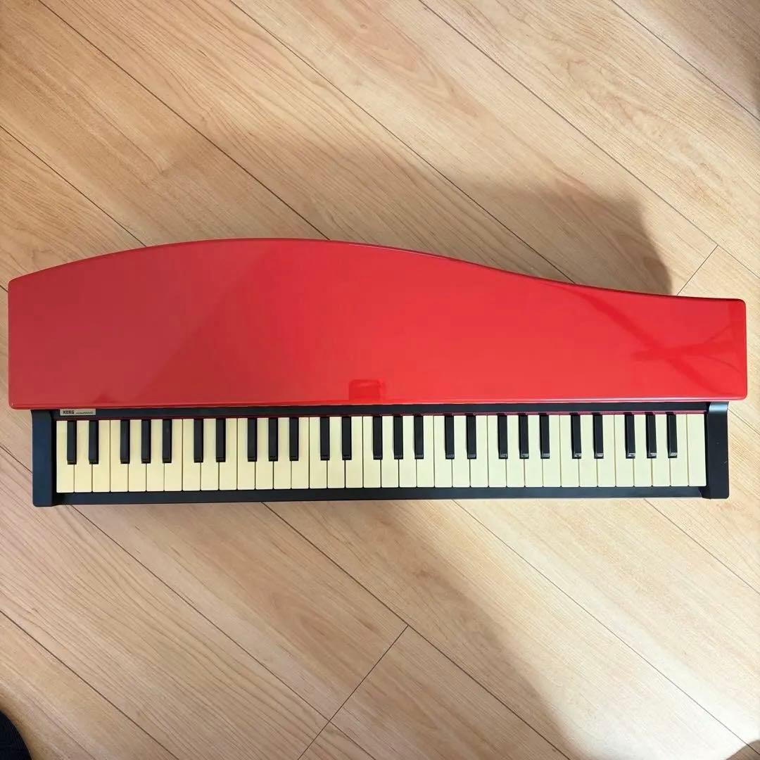 KORG micro PIANO 日本製 電子ピアノ コルグ レッド61鍵盤