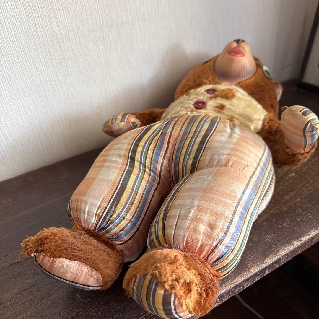 ビンテージ　ベア　クマ　ラバーフェイス　キョロ目