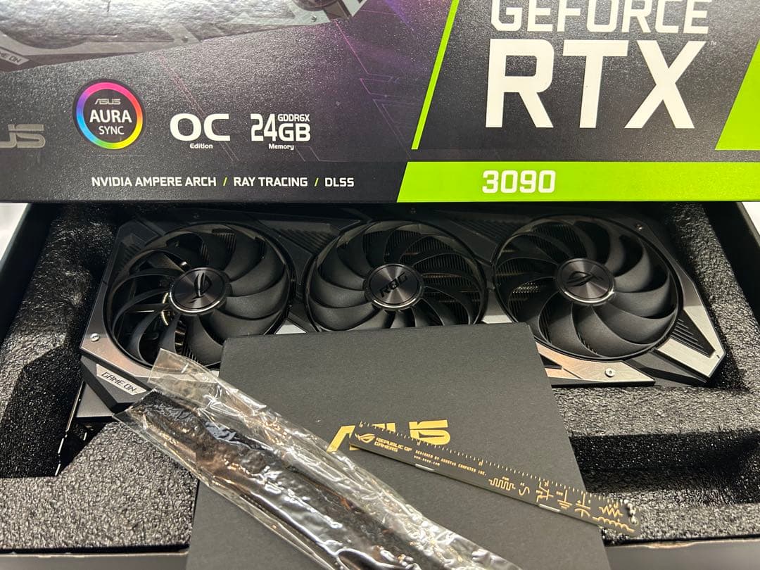 【美品】ASUS ROG STRIX RTX 3090 24GB 【保証あり】