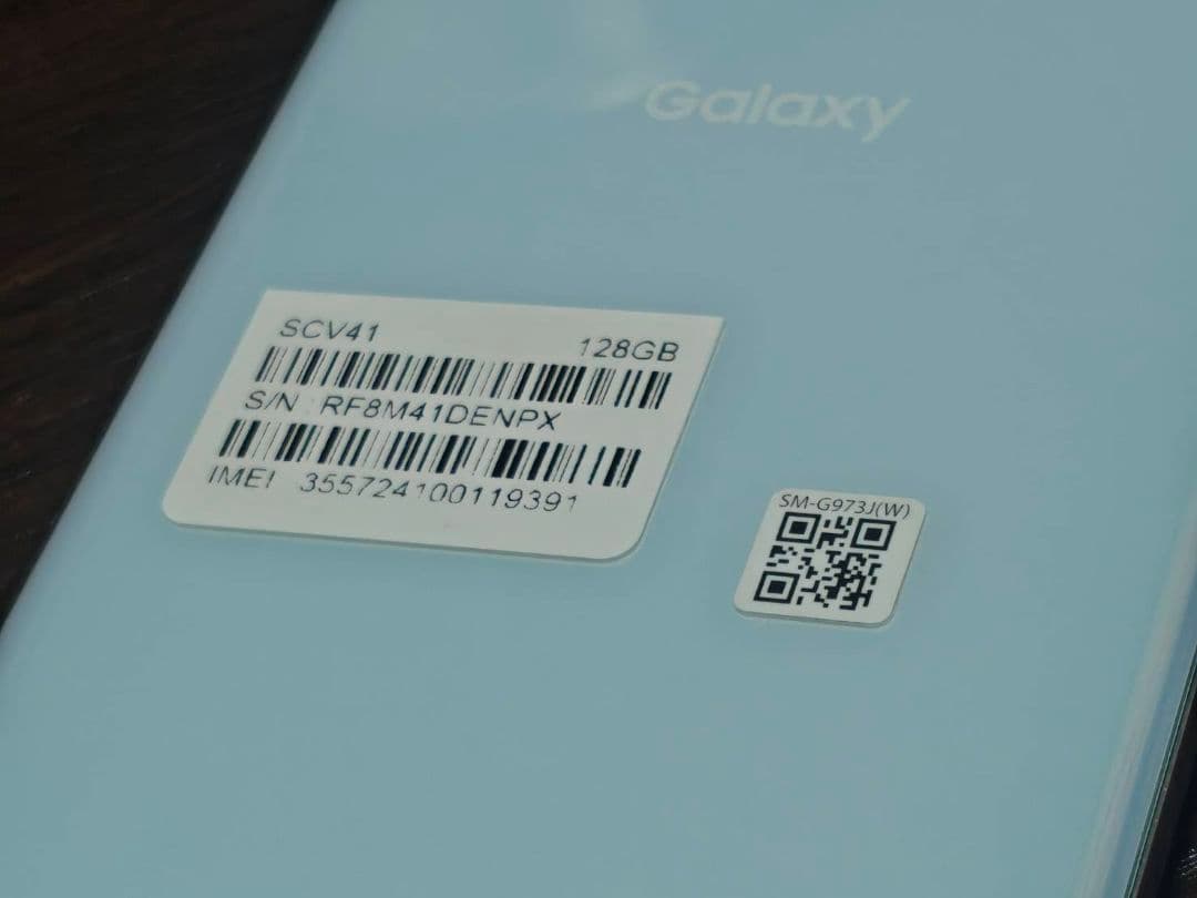 【SIMフリー】Galaxy S10 128GB プリズムホワイト 動作良好