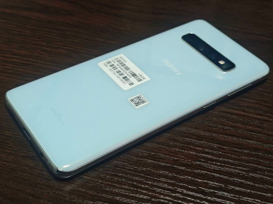 【SIMフリー】Galaxy S10 128GB プリズムホワイト 動作良好