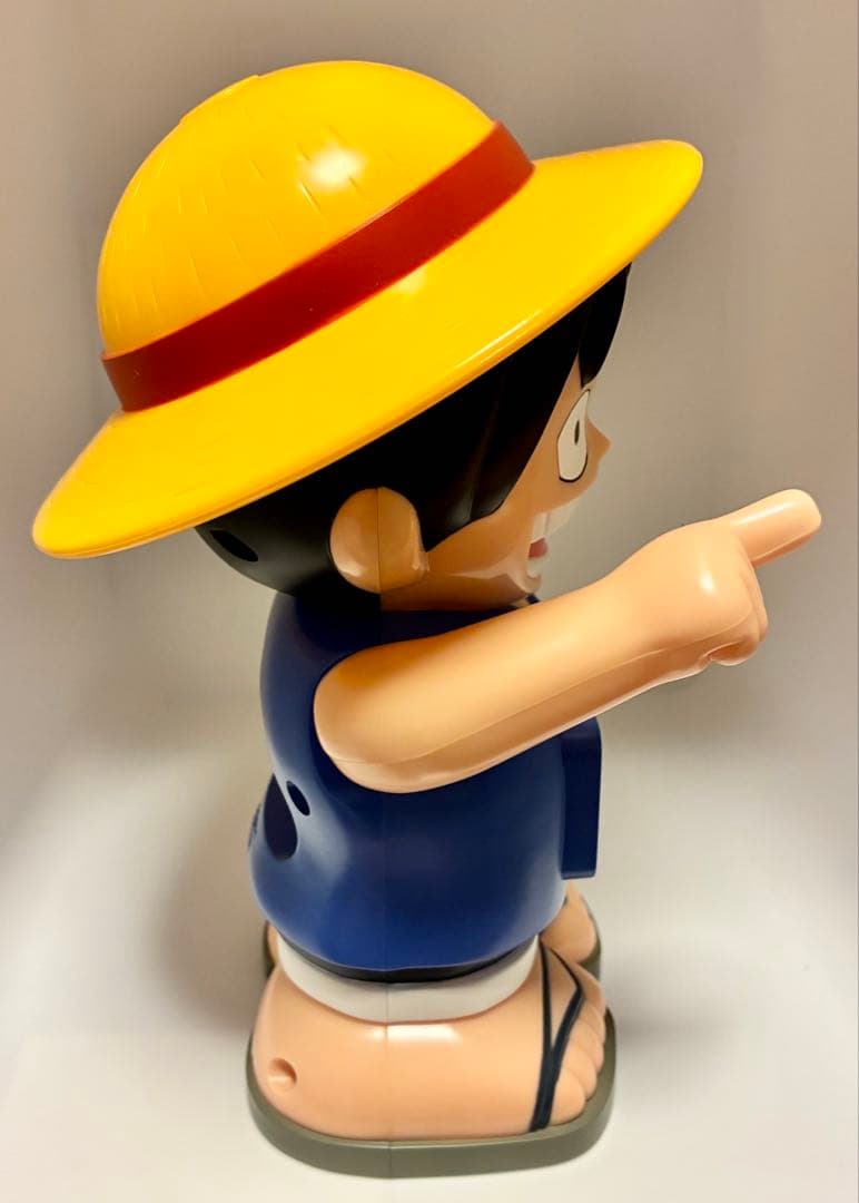 レア 生産終了品 ONE PIECE おしゃべり目覚まし時計 ルフィ リズム時計