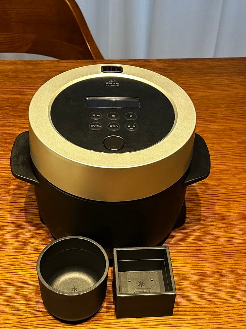BALMUDA 炊飯器　K03A-BK 3合炊き