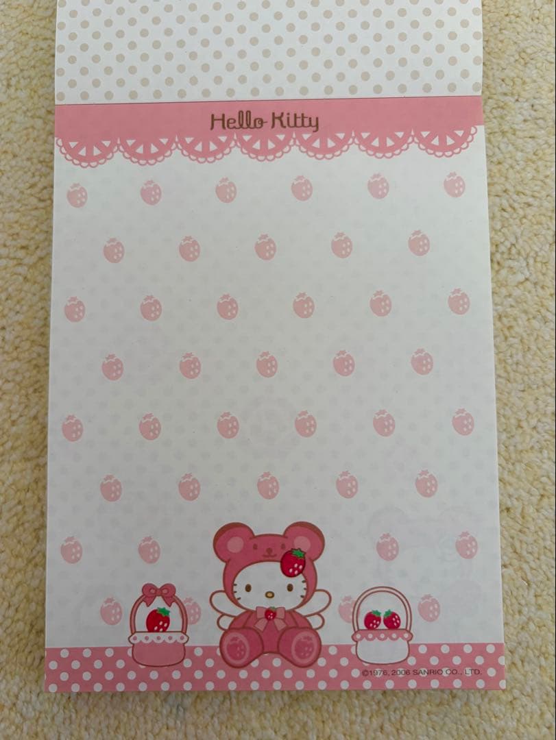ハローキティ 薔薇 ベア 封筒 レターセット メモ レア 当時物