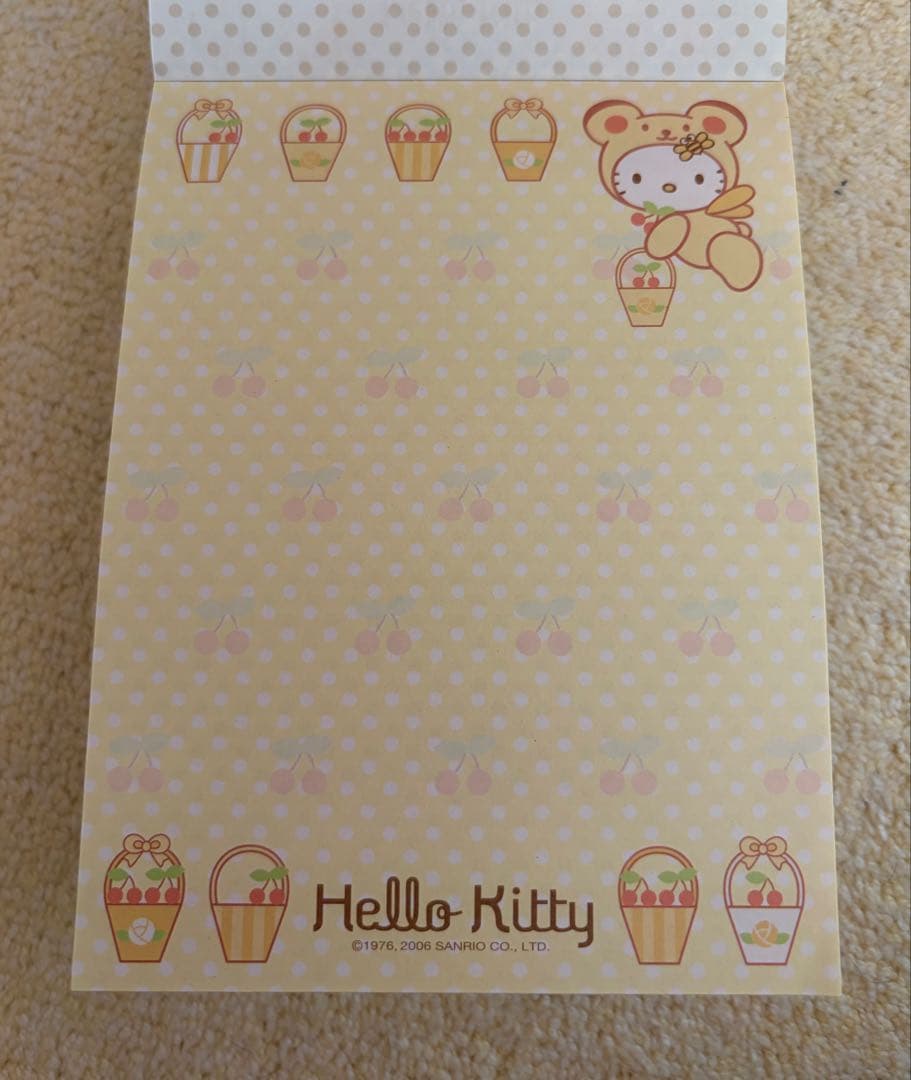 ハローキティ 薔薇 ベア 封筒 レターセット メモ レア 当時物