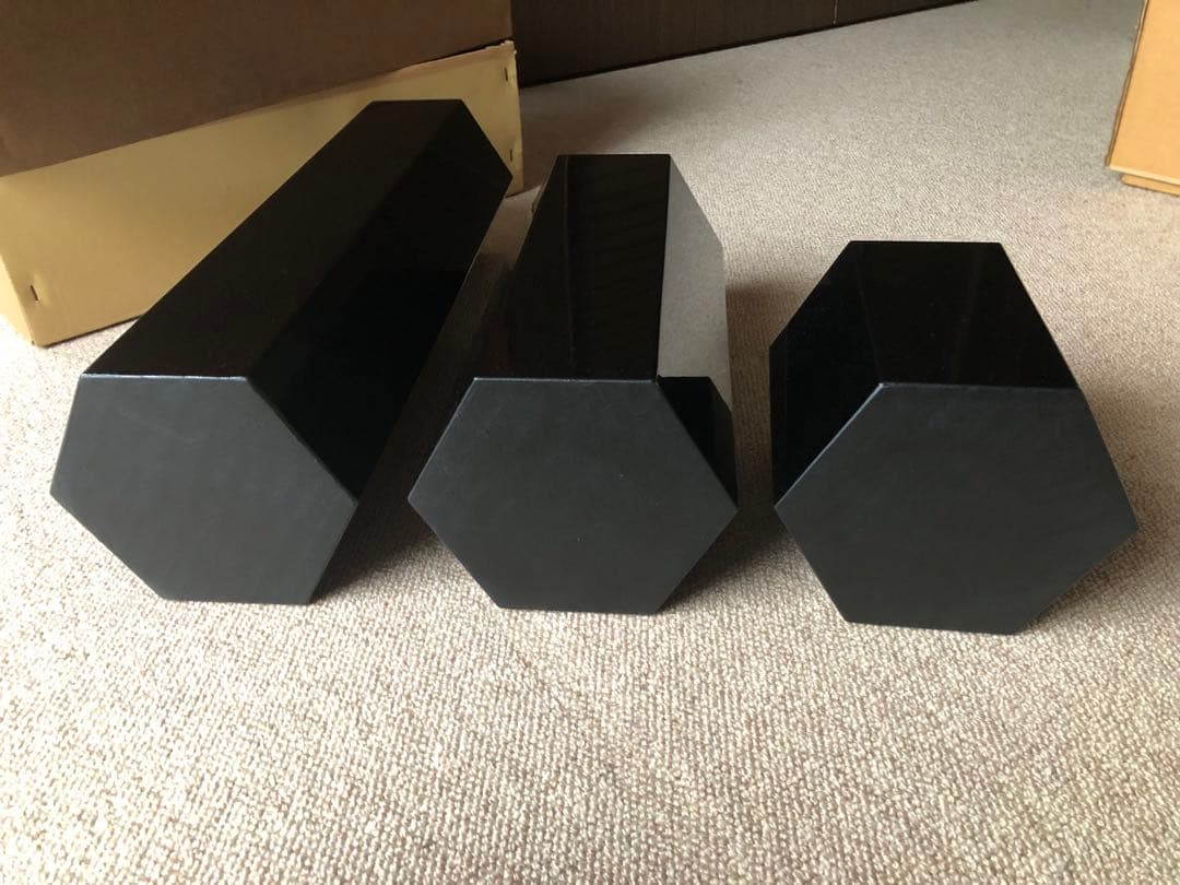 三管　花器　六角　紙箱入