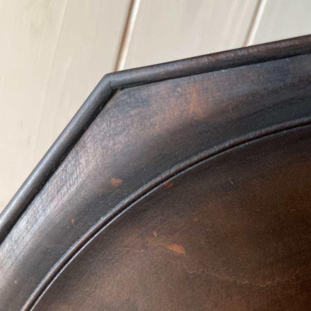 鈴木 潤吾さん：オクトゴナルプレート 8寸 山桜 鉄媒染　アンティーク風