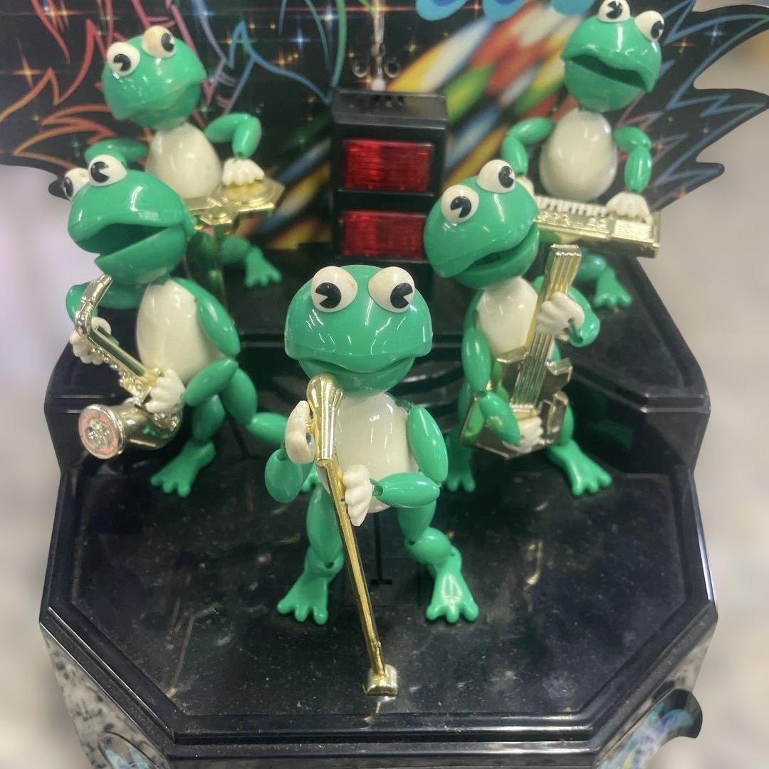 GREEN MACHINE THE FROG BAND おもちゃ レトロ 格安