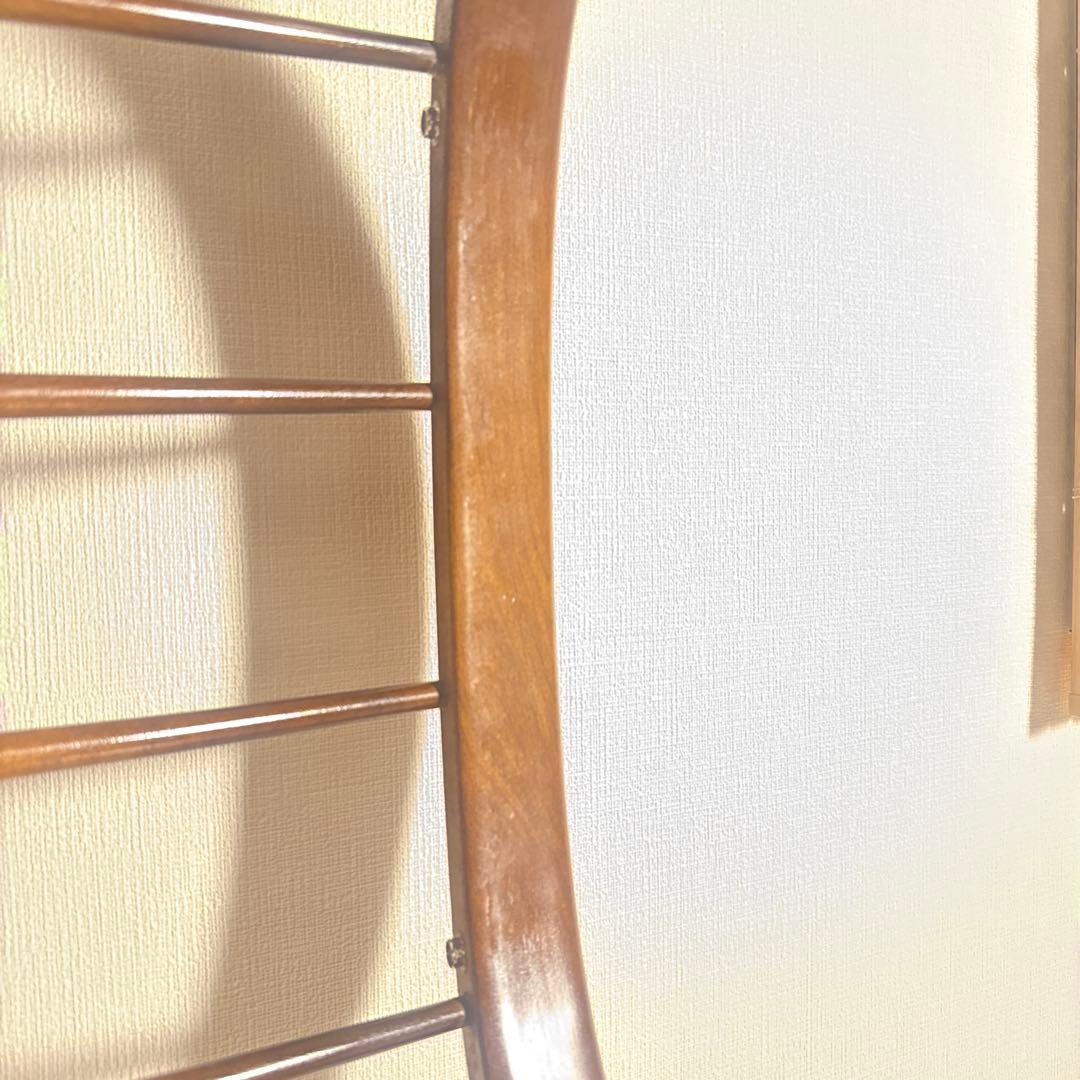 飛騨産業チェア　柄クッション付き