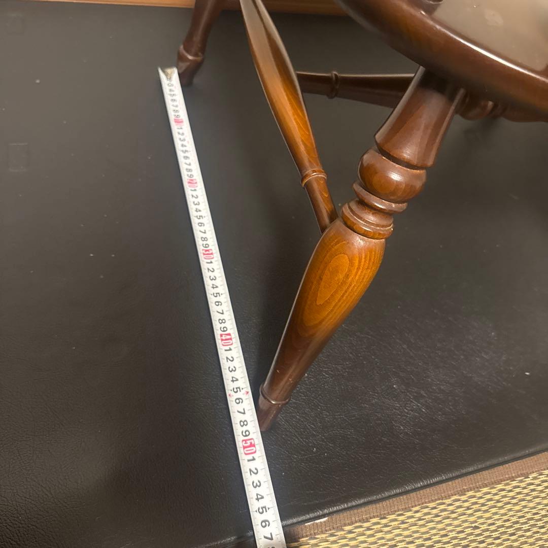 飛騨産業チェア　柄クッション付き