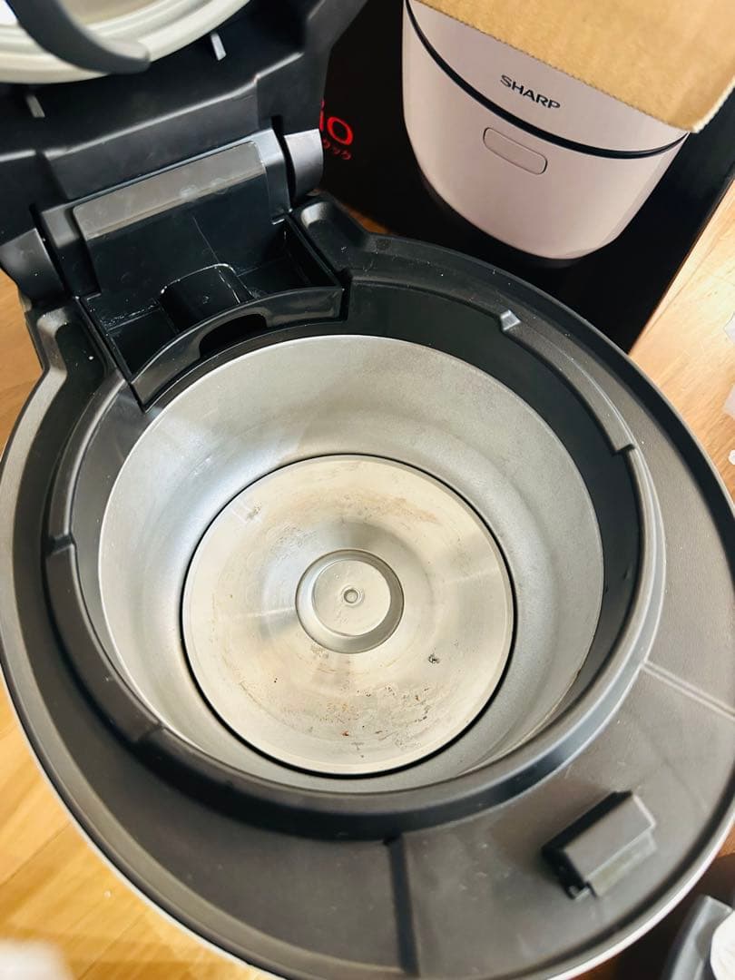 SHARP ヘルシオホットクック KN-HW10E-W 1.0L 電気圧力鍋