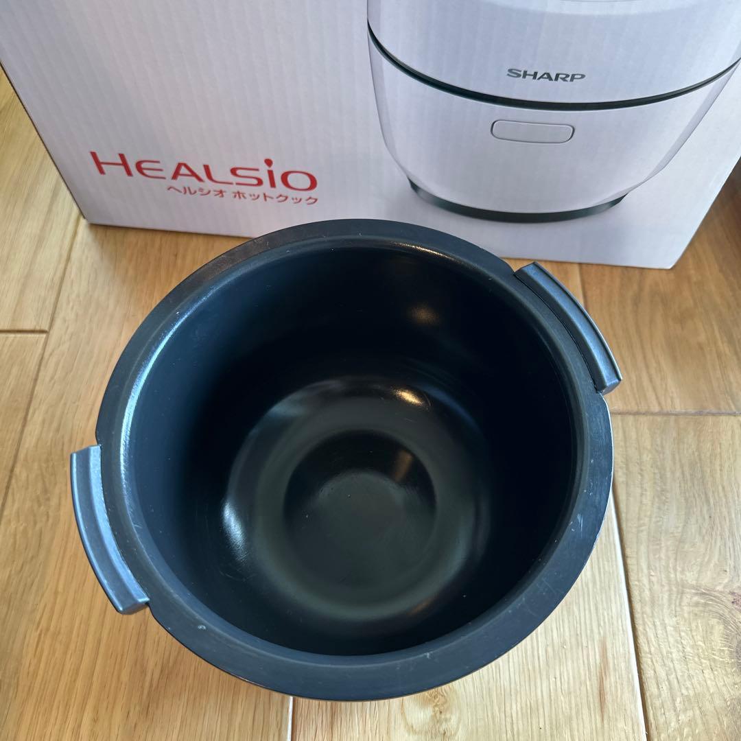 SHARP ヘルシオホットクック KN-HW10E-W 1.0L 電気圧力鍋