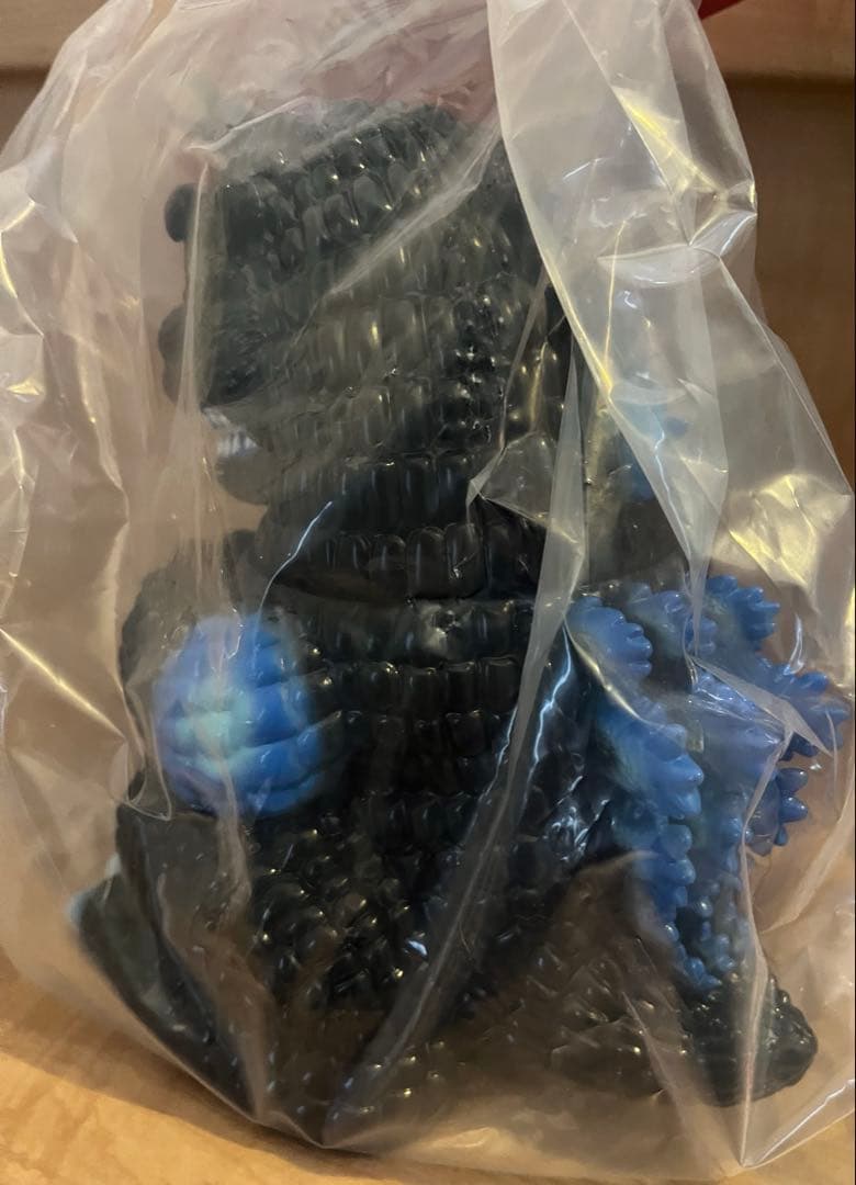 未来に帰る ワンフェス 完成品ソフビ　赤　青　招きゴジラ