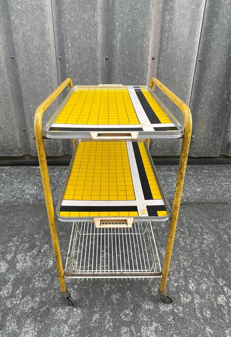 ビンテージ/レトロ/スチールラック/ワイヤーラック/ラック/陳列棚/店舗什器/②