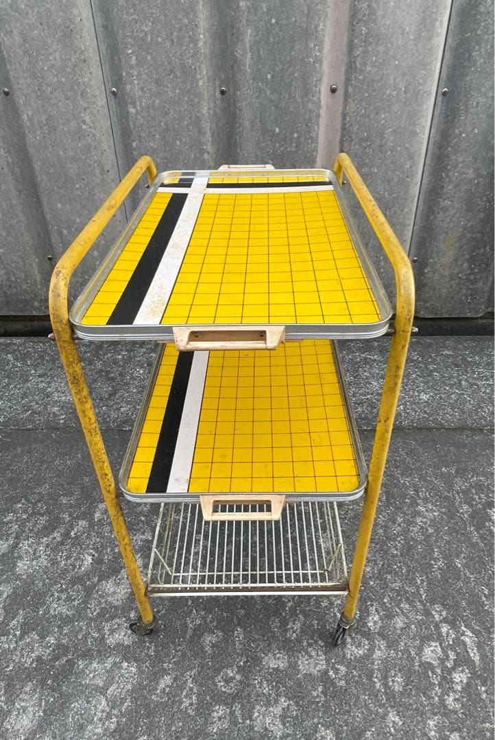 ビンテージ/レトロ/スチールラック/ワイヤーラック/ラック/陳列棚/店舗什器/②