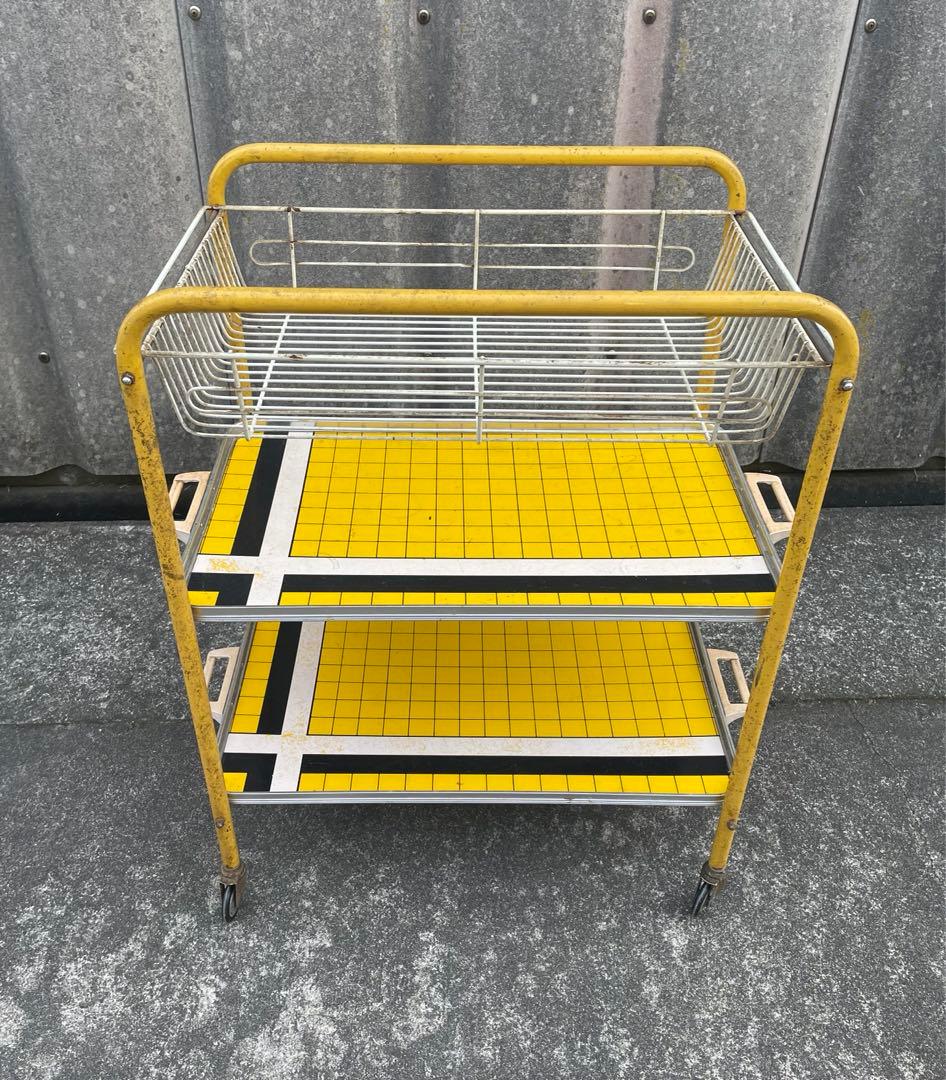 ビンテージ/レトロ/スチールラック/ワイヤーラック/ラック/陳列棚/店舗什器/②