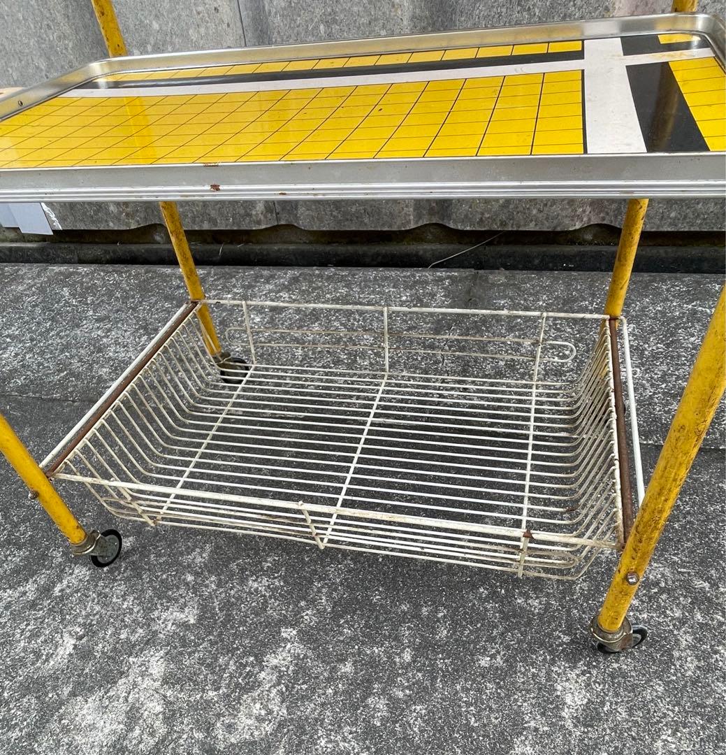 ビンテージ/レトロ/スチールラック/ワイヤーラック/ラック/陳列棚/店舗什器/②
