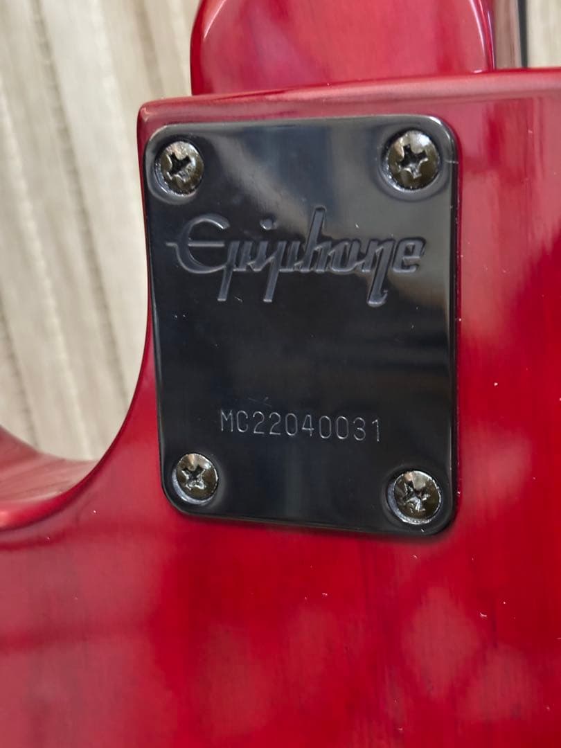 Epiphone Les Paul Special 限定ワイン　クロームブラック