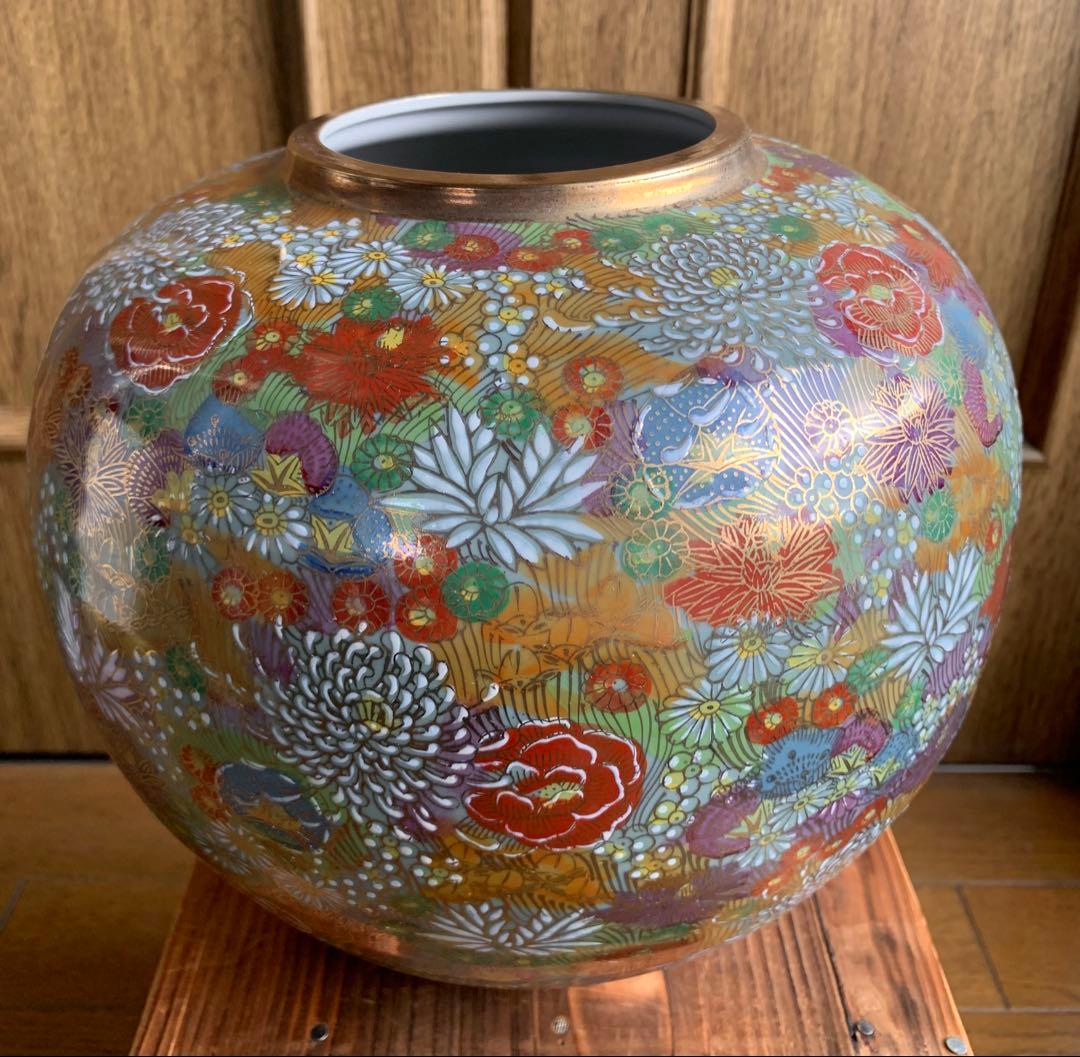 花瓶 ☆ 九谷焼 秀幸