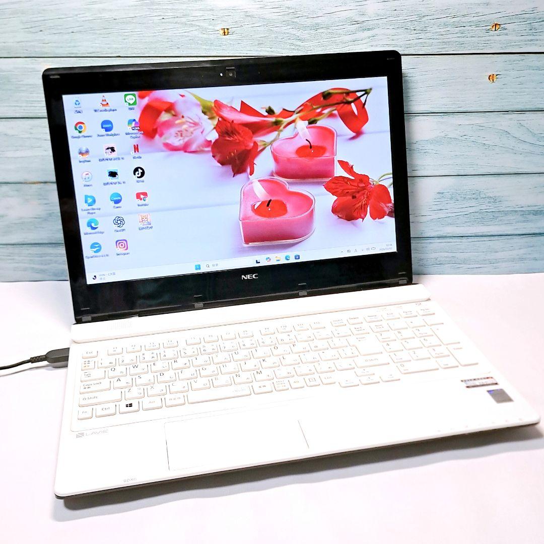 J110 設定済 NECノートパソコン i3/1000GB Windows11