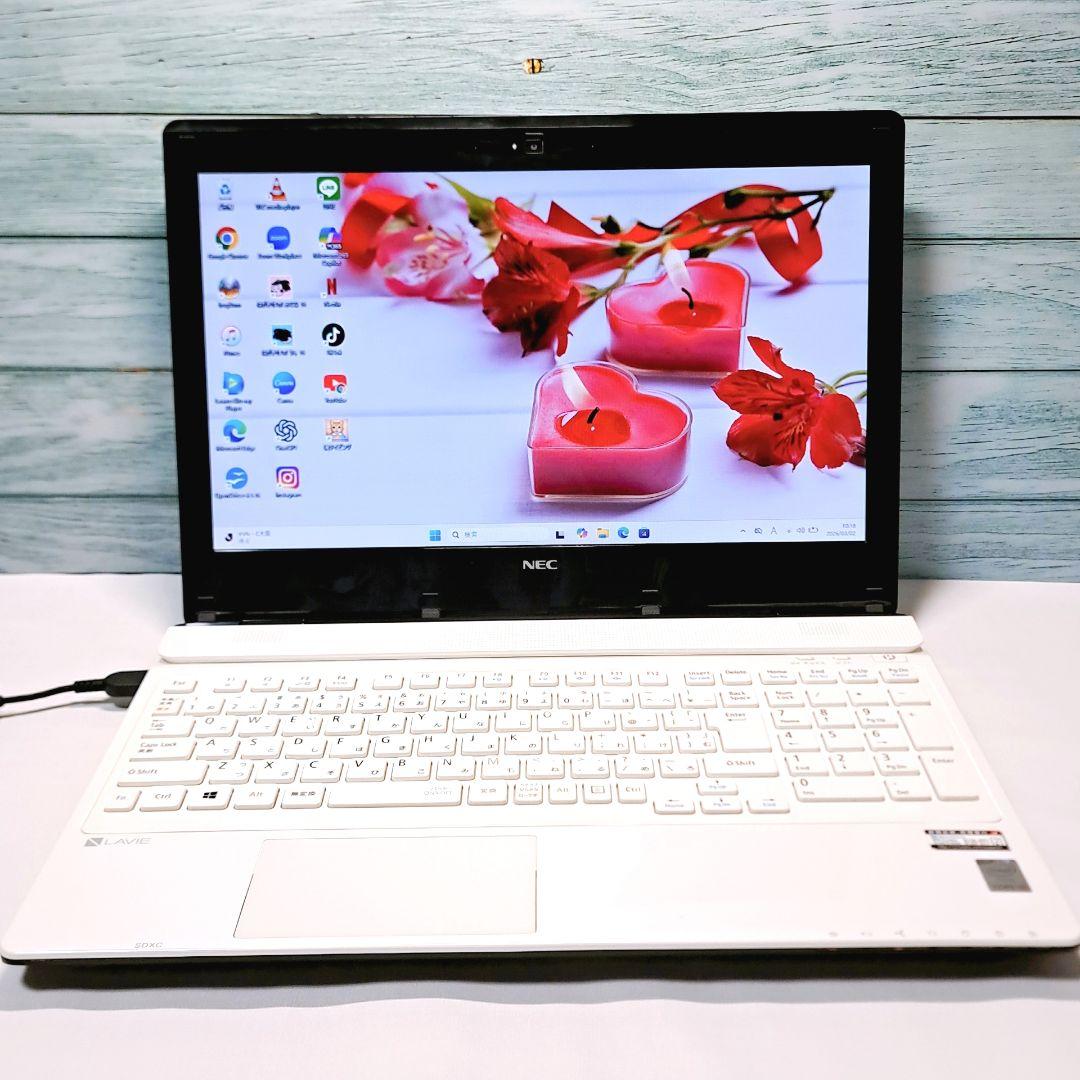 J110 設定済 NECノートパソコン i3/1000GB Windows11