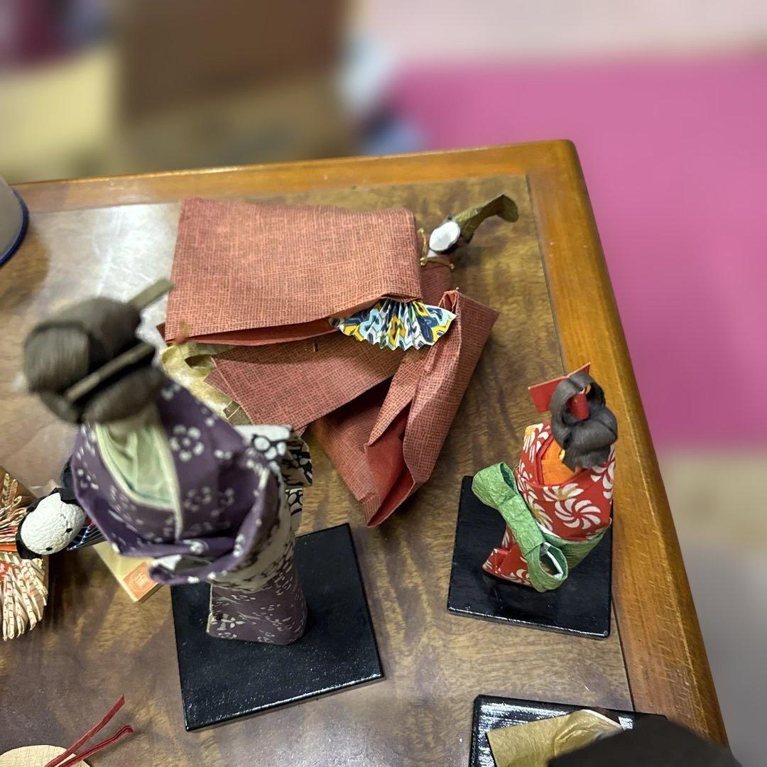 和紙人形　伝統的な和服　日本人形　セット 35点セート