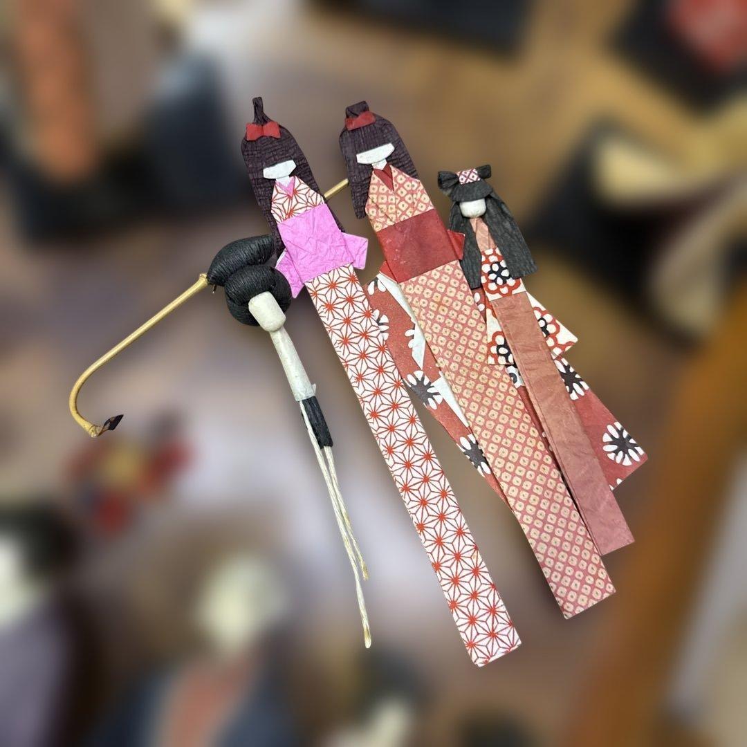 和紙人形　伝統的な和服　日本人形　セット 35点セート