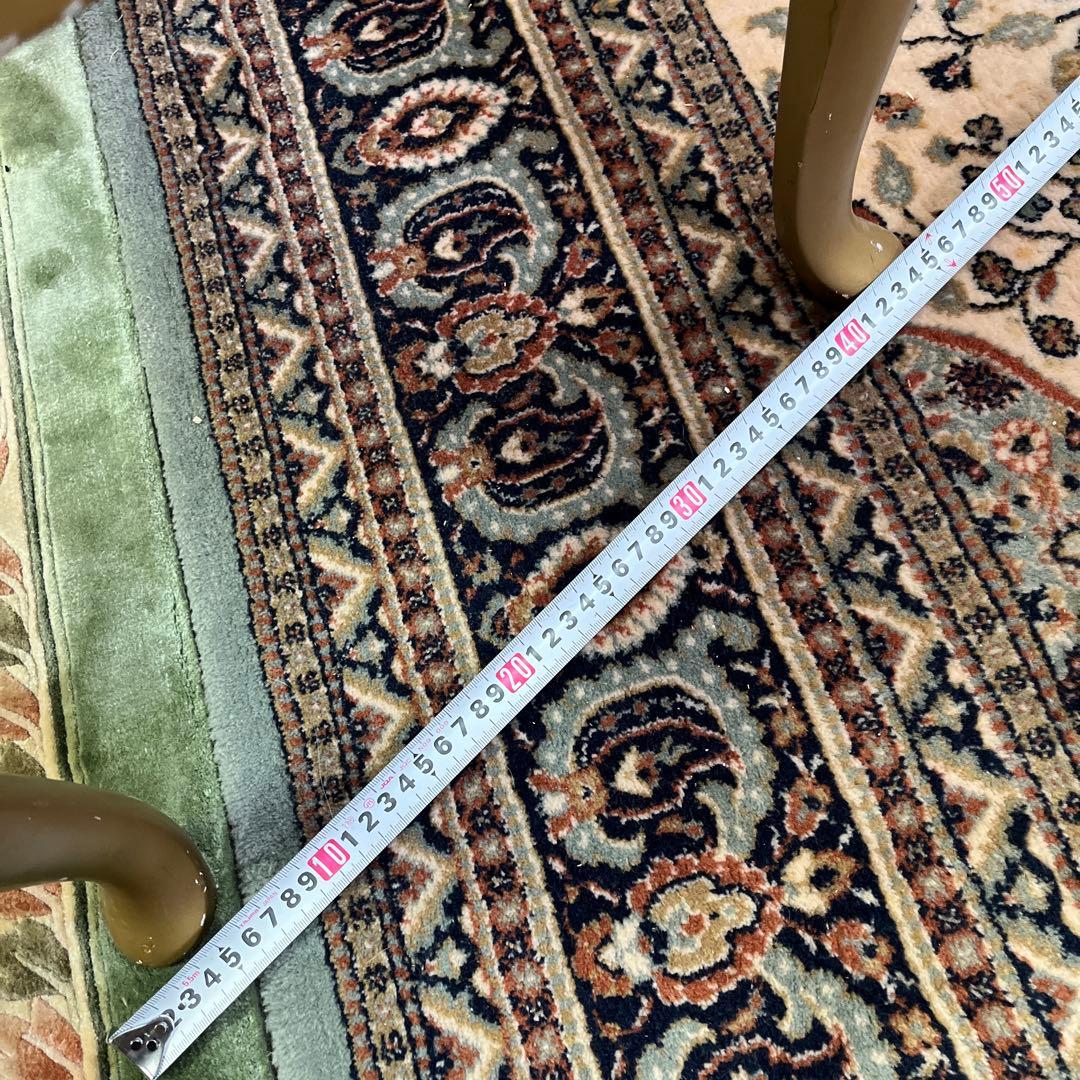 【アンティーク調】猫脚 カウチソファ ロココ調 シェーズロング 彫刻 鋲打ち