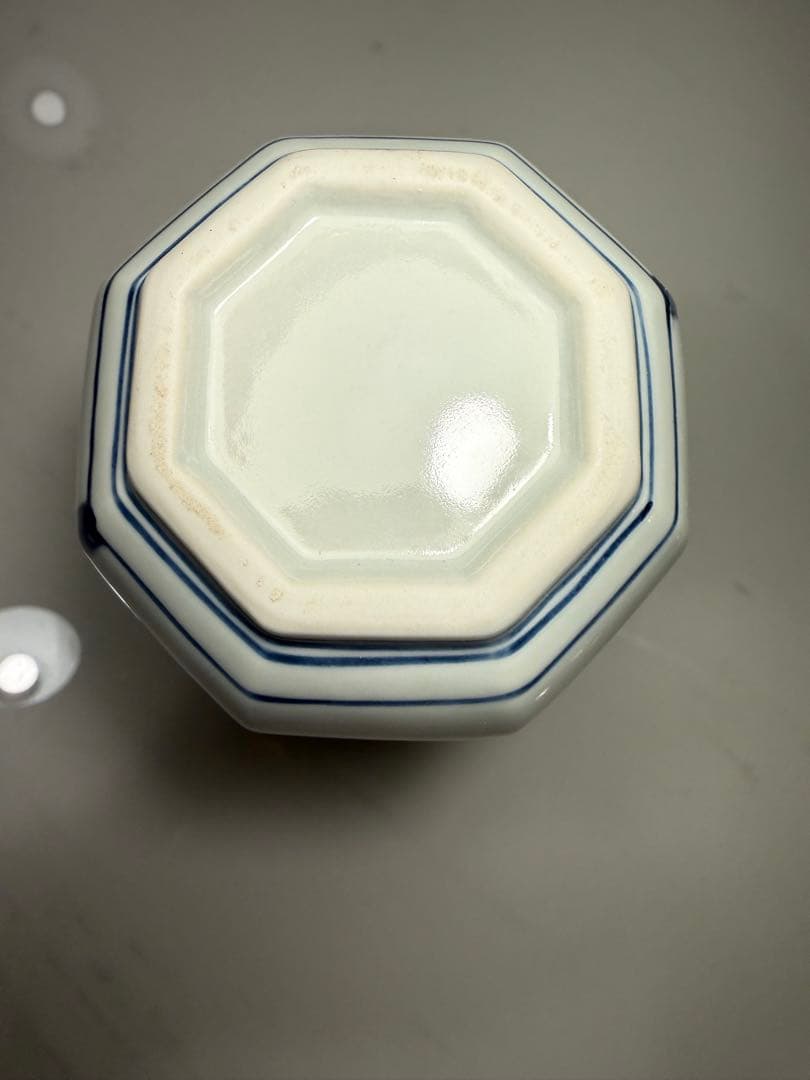 皆具　『平安　鈴木康月造』『染付』『ぶどう棚皆具』　共箱　茶道具