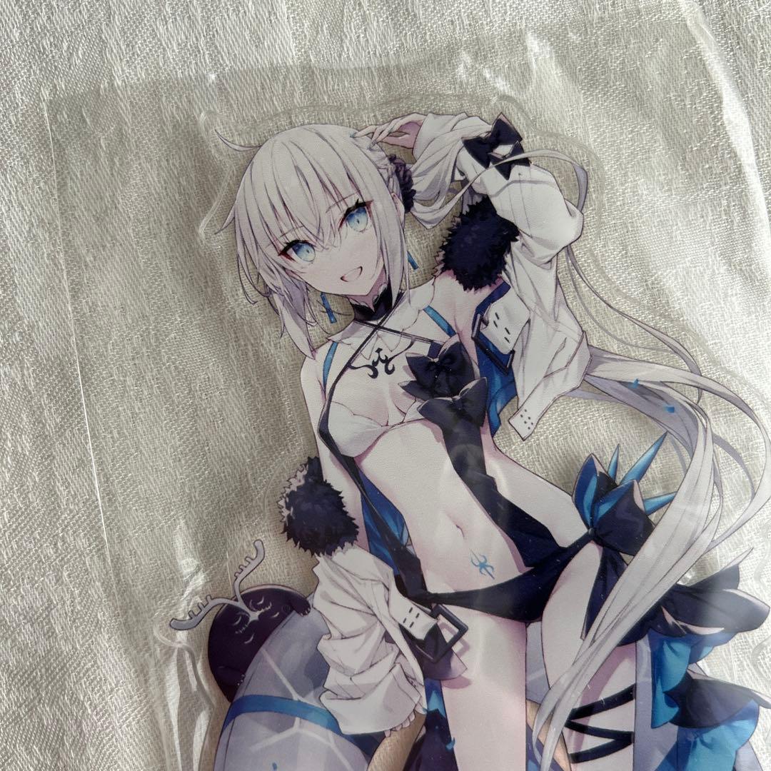 Fate FGO アクリルスタンド でぶねこ モルガン 水着