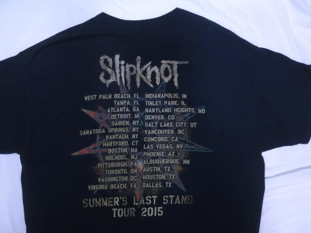Slipknot スリップノット 2015 ツアーTシャツ XXXL