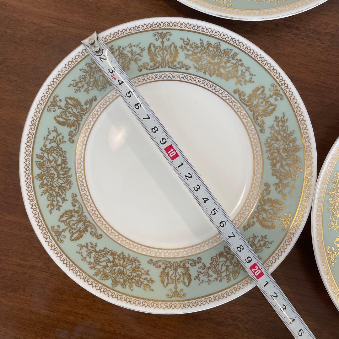 ウェッジウッド コロンビアセージグリーン プレート ８点