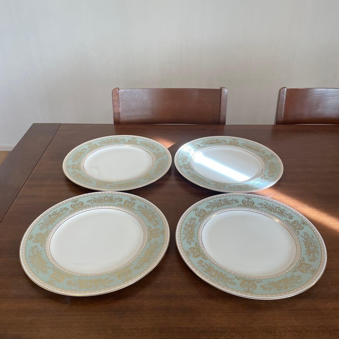 ウェッジウッド コロンビアセージグリーン プレート ８点