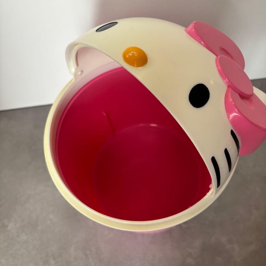 ハローキティ キティ＆ミミィ ブランケット　ゴミ箱 2点サンリオ　平成レトロ